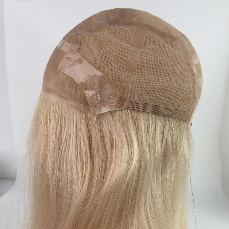Top quality Human hair medical wig  for cancer patients woman silicone wigs HJ 026